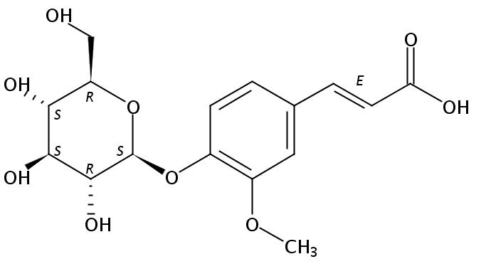 trans-Ferulic acid-4-β-glucoside